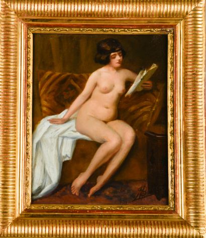 Maurice BRIART (1887-1957)
Nude reading
Oil...