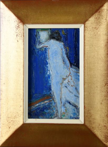 Jean FUSARO (born 1925)
Blue nude
Oil on...