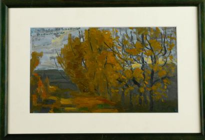Eugène BROUILLARD (1870-1950)
Trees in Autumn
Oil...