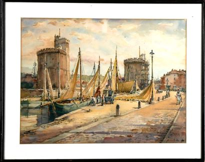 Alexandre VEYRE (1886-1963)
La Rochelle
Watercolor,...