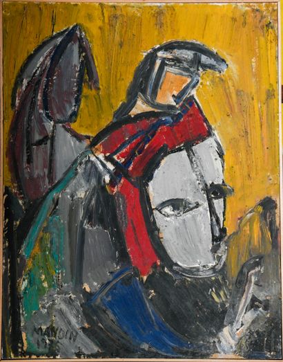 1568-7
Richard MANDIN (1909-2002)
Three figures,...