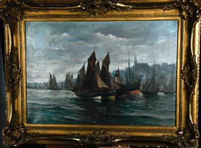 Charles CURTELIN (1859-1960)
Fishing Boats...