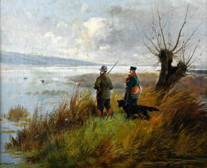 Eugène PETIT (1839-1886)
Duck hunting
Oil...