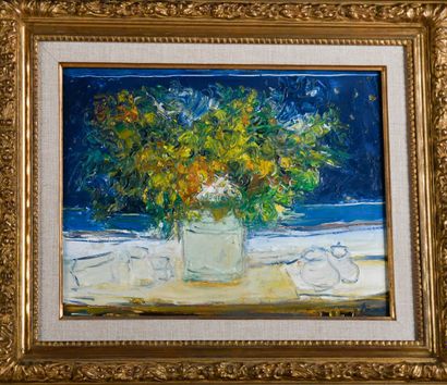 Jean FUSARO (b. 1925)
Romantic bouquet, 1987
Oil...