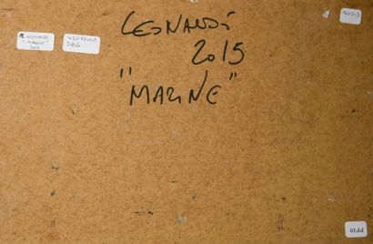 Manuel LÉONARDI (Born 1961)
Marine, 2015
Oil...