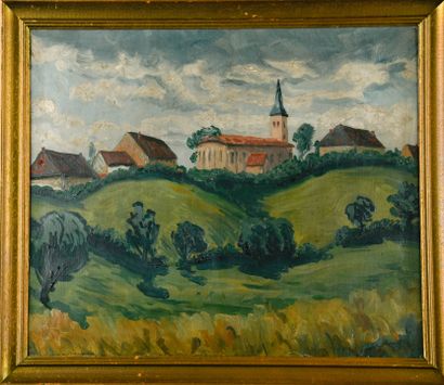 Joseph JOLINON (1885-1971)
Beaujolais landscape
Oil...