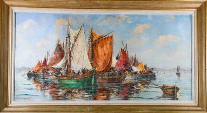 Henri Édouard BARGIN (1906-1980)
Sailboats...