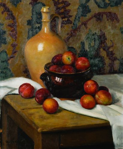 Auguste CLERGEAU (1898-1967)
The apples
Oil...