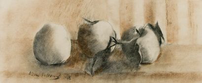 Pierre PELLOUX (1903-1975)
Three Apples,...