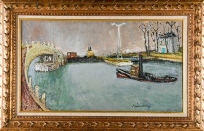 Jean VINAY (1907-1978)
Steamers on the Seine...