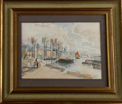 ANQUETIN (Early 20th-century French school)
River...