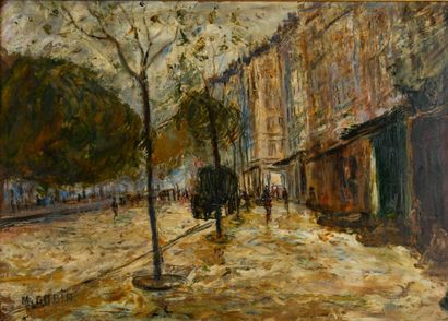 Marcel GOBIN (1872-1964)
Lyon, the quays
Oil...