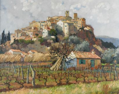 Édouard PLANCHAIS (1909-1995)
Saint-Paul-de-Vence...
