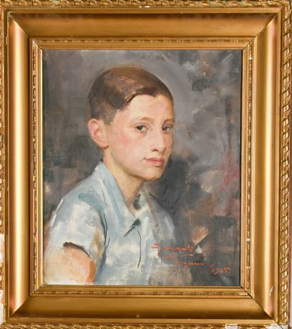 Gino MAZZOLI (1900-1974)
Portrait of a young...