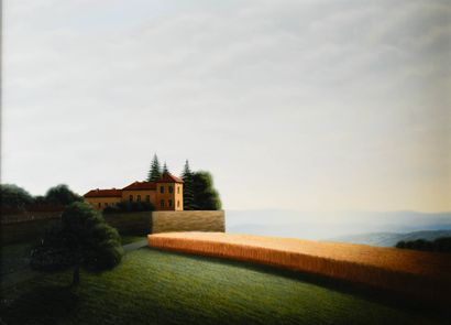 Claudius CHANEL (1905-2003)
Wheat Field Landscape...