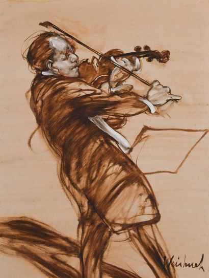 Claude WEISBUCH (1927-2014) 
The violinist...