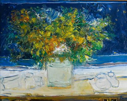 Jean FUSARO (b. 1925)
Romantic bouquet, 1987
Oil...