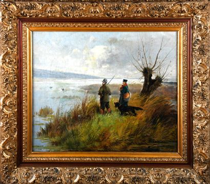 Eugène PETIT (1839-1886)
Duck hunting
Oil...