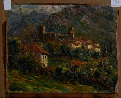 Victor CUGUEN (1882-1969)
Boats in Toulon
Oil...