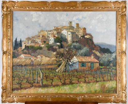 Édouard PLANCHAIS (1909-1995)
Saint-Paul-de-Vence...
