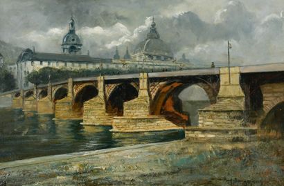 Paul DANGMANN (1899-1974)
Lyon, the Rhône,...