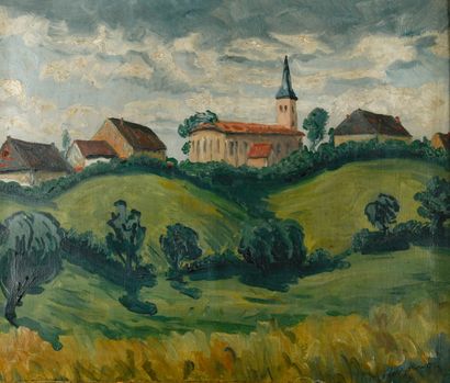 Joseph JOLINON (1885-1971)
Beaujolais landscape
Oil...