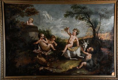 Follower of Charles-Joseph NATOIRE (1700-1777)
Autumn
Oil...