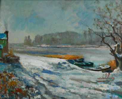 Michel LOCHE (1887-1976)
Icy snow on the...