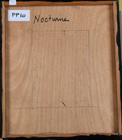 Thérèse CONTESTIN (1924-2010) 
Nocturne 
Acrylic,...