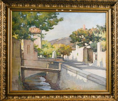 Léon Louis PERROT (1892-1971)
River and Provencal...