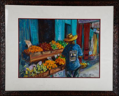 Hervé GHIO (born 1963)
The Fruit Merchant,...