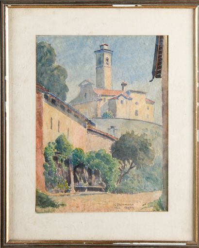 W. STEINMANN (20th century)
View of Agra...