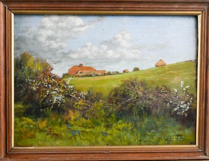Charles LACOUR (1861-1949)
The Baechard Farm...