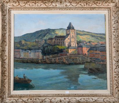 Jean GUÉRIN (1928-2013) 
Le Tréport 
Oil...