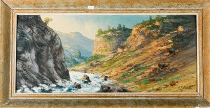 Paul GOBERT (1891-1963)
Torrent fougueux...