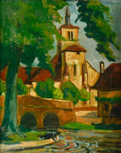 André-Pierre MARTIN (1897-1973)
Washerwoman...