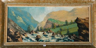 Paul GOBERT (1891-1963)
Mountain landscape...