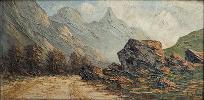 Paul GOBERT (1891-1963)
Mountain path near...