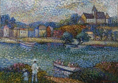Lucien NEUQUELMAN (1909-1988) 
The Seine...