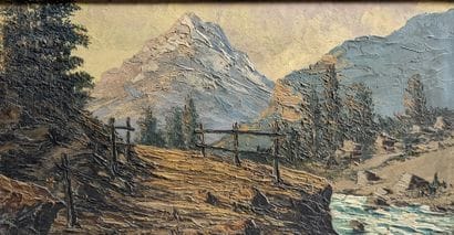 Paul GOBERT (1891-1963)
Mountain stream in...