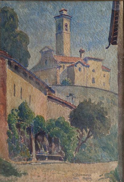 W. STEINMANN (20th century)
View of Agra...