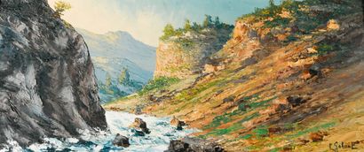 Paul GOBERT (1891-1963)
Torrent fougueux...