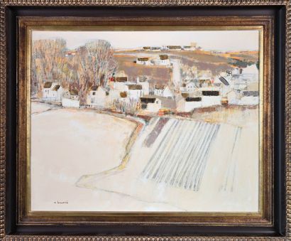 André BOURRIÉ (1936-2017) 
Country landscape...