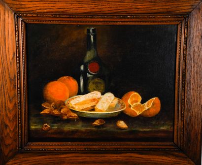 Late 19th century French school
Still lifes...