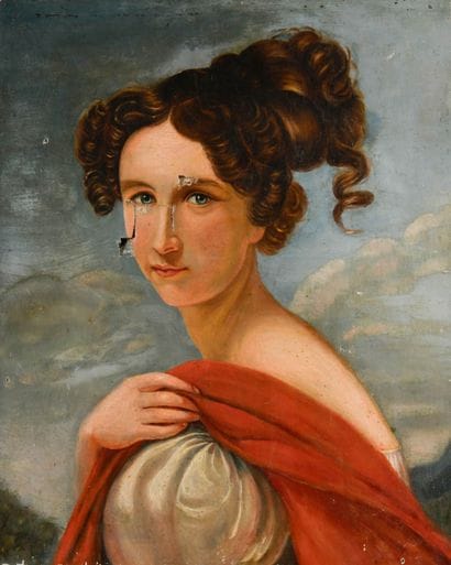 19th century French school
Portrait of a...