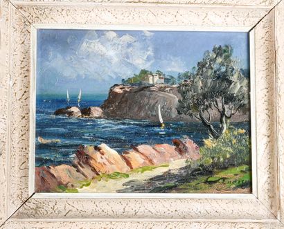 Louis ANDREY (20th century)
Sailboats near...
