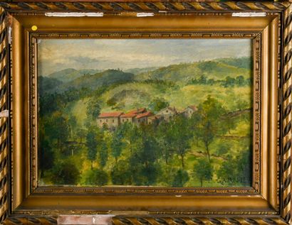 Pierre GARNIER (1847-1937)
The hamlet in...