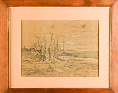 French school of the 19th century 
Winter...