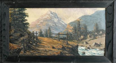 Paul GOBERT (1891-1963)
Mountain stream in...