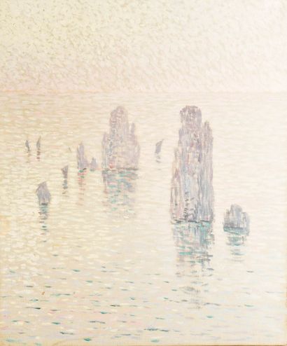 Early twentieth-century pointillist school
Rocks...